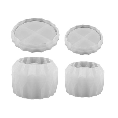 Moules en silicone pour vase rond et plateau bricolage, moules de résine, pour la résine UV, fabrication artisanale de résine époxy