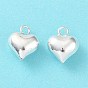 925 Sterling Silver Charms, Heart