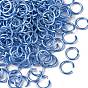Aluminum Wire Open Jump Rings, 6x0.8mm, about 43000pcs/1000g