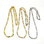 304 Stainless Steel Figaro Chain Necklace Making, 19.88 inch ~21.65 inch (505~550mm), 5mm