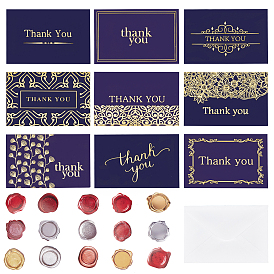 Pandahall elite бумажные конверты и наборы поздравительных открыток с цветочным узором, ко дню учителя, День Благодарения