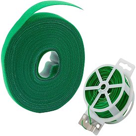 DIY Gardening Kits, with Reusable Nylon Fabric Fastening Tape, Multifunctional Twist Plant Ties with Cutter