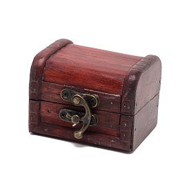 Rectangle Wooden Storage Box, with Alloy Lock Catch