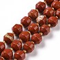 Un mélange naturel de pierres fines perles brins, avec des perles de rocaille, tambour à barillet bicône à facettes