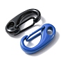 20Pcs Spray Painted Alloy Push Gate Snap Keychain Clasp Findings
