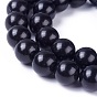 Natural Coal Quartz Beads Strands, Round