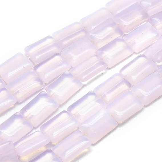 Opalite Beads Strands, Rectangle