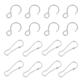 Unicraftale 304 Stainless Steel Quick Link Connectors & Hook and S Hook Clasps