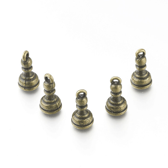 Charms de aleación, piezas de ajedrez de peón