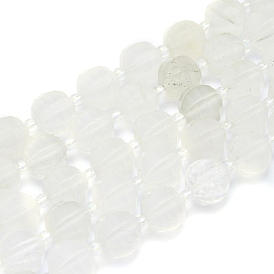 Natural Jade Beads Strands, Round, Faceted
