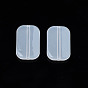Perles acryliques transparentes, rectangle
