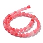 Synthetic Coral Beads Strands, Dyed, Flower