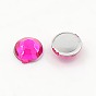 Cabochons de strass acrylique  , facette, demi-tour