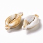 Acrylic Connector Charms, Imitation Gemstone, Shell Shape