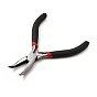 45# Carbon Steel Jewelry Pliers, Bent Nose Plier, Serrated Jaw