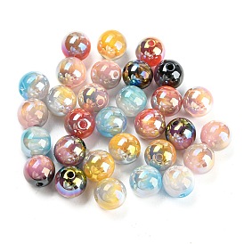 Resin Beads, Imitation Shell & Pearl, Round