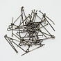 Iron Flat Head Pins, Cadmium Free & Lead Free, 24x0.75~0.8mm, about 8100pcs/1000g