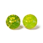Cabochons de strass en verre de style opale k9, dos et dos plaqués, diamant