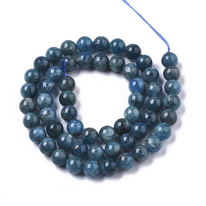 Natural Apatite Beads Strands, Round, Grade A