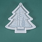 Christmas Tree Silicone Molds, Pendant Resin Casting Molds, For UV Resin, Epoxy Resin Jewelry Making