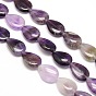Mixed Style Natural Teardrop Gemstone Beads Strands, 18x13x6mm, Hole: 1mm, about 23pcs/strand, 15.74 inch