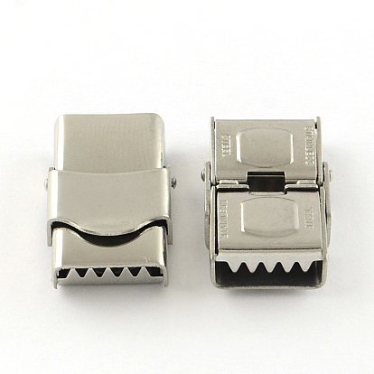 Smooth Surface 201 Stainless Steel Watch Band Clasps