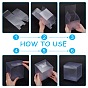 Frosted PVC Rectangle Favor Box Candy Treat Gift Box, for Wedding Party Baby Shower Packing Box