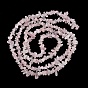 Природного розового кварца нитей бисера, чип