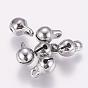 304 Stainless Steel Charms, Bell Shape