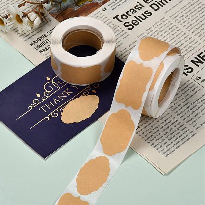 Self Adhesive Kraft Paper Label Tag Stickers