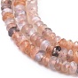 Natural Multi-Moonstone Beads Strands, Rondelle, Faceted