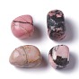 Природные родонит бисером, упавший камень, лечебные камни для 7 балансировки чакр, кристаллотерапия, медитация, Рейки, драгоценные камни наполнителя вазы, нет отверстий / незавершенного, самородки