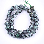 Jaspe de sésame naturel / perles de jaspe kiwi, facette, teint, étoiles coupées perles rondes