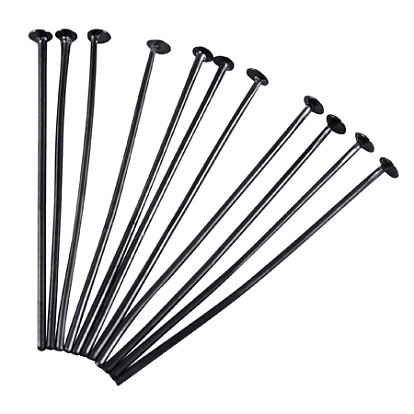 Iron Flat Head Pins, Cadmium Free & Lead Free, 26x0.75~0.8mm, 11000pcs/1000g