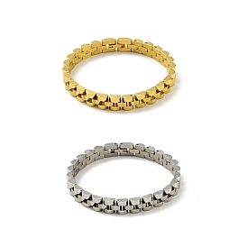 304 bracelet chaîne à maillons épais en acier inoxydable, bracelet de montre bracelet chaîne pour hommes femmes