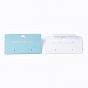 Plastic Display Cards, Used For Earrings, Rectangle