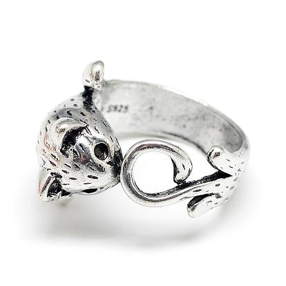 Alloy Finger Rings, Squirrel, Size 6
