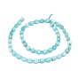 Chapelets de perles amazonite naturelles  , avec des perles de rocaille, facette, Toupie, perles de prisme à double pointe