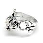 Alloy Finger Rings, Squirrel, Size 6