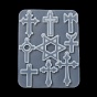 Star of David & Cross Pendant DIY Silicone Molds, Resin Casting Molds, for UV Resin, Epoxy Resin Craft Making