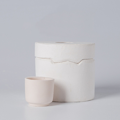 Moldes de yeso para cuencos de té, herramientas de modelado, para la fabricación artesanal de cerámica