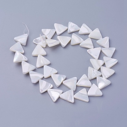 Chapelets de perles de coquillage, triangle