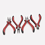 45# Carbon Steel Jewelry Plier Sets, including Wire Cutter Plier, Round Nose Plier, Side Cutting Plier and Mini Wire Cutter Plier