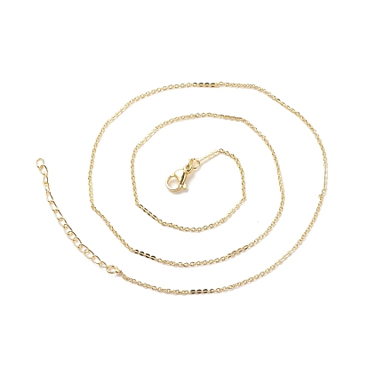 Brass Cable Chains Necklace for Women, Cadmium Free & Lead Free
