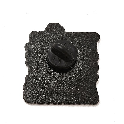 Word Enamel Pin, Electrophoresis Black Alloy Animal Protect Brooch for Clothes Backpack