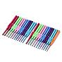 Plastic Handle Alloy Crochet Hooks Needles, 180x210x11mm, 12pcs/box