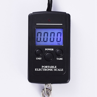 Portable Luggage Weight Scale, 88lb/40kg Pocket Size Multi-functionals Pro Scale, with Tare Back-lit LCD Display, without Battery