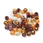 42 g 6 couleur 8/0 perles de rocaille en verre transparent, Argenté, ronde