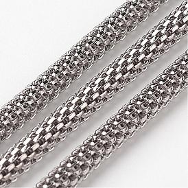 304 Stainless Steel Mesh Chains, Soldered