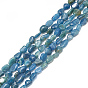 Natural Apatite Beads Strands, Tumbled Stone, Nuggets